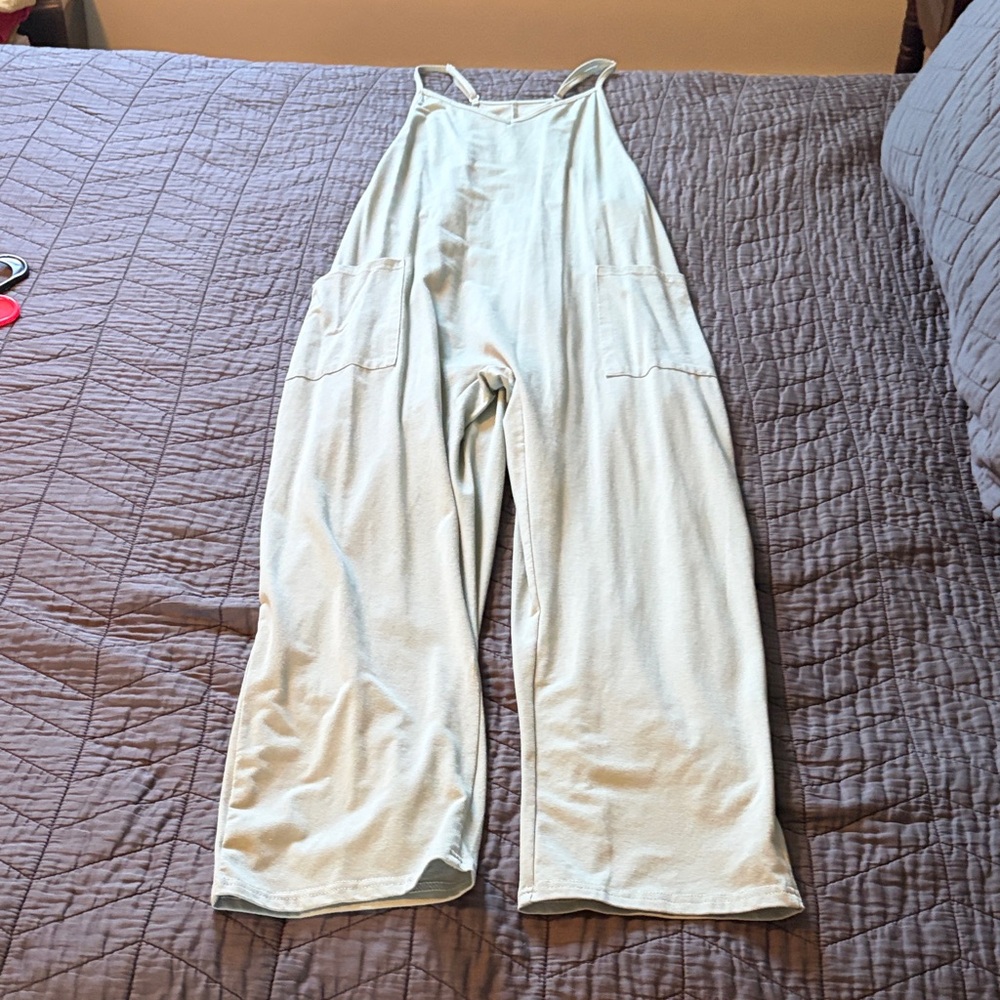 Women's Light Sage Green Jumpsuit